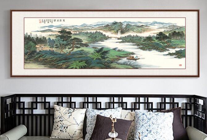 風水先生分享最旺家的客廳掛畫